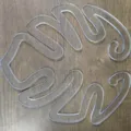Clips de support de plante en acrylique transparent, anneaux d'entraînement pour tiges. - Modèle B Grand