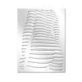 Acrylic mirror wall sticker featuring 3D geometric line beauty design for home decor styling. - S / 2mm Silver