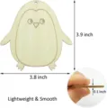 Unfertiges hölzernes Pinguin-Rohling-Bastelornament zum Bemalen, leicht und glatt. - Pinguin / 20 Stück Set
