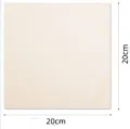 Unbehandeltes quadratisches Holzbrett 20x20cm Rohholz Scheibe für DIY Malerei Kunst Dekoration - 20x20x0,2cm