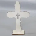 Décoration de croix en bois pour la maison, ornement de bureau et accessoire de bricolage. - Taille 4