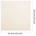 Unpolished square wood piece 10 inch blank wooden slice for DIY crafting painting decor - 25.4*25.4*0.2cm