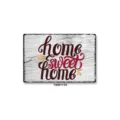 Vintage metal tin sign with rustic wood background and home sweet home typography for wall decor. - Vintage Metal Sign(TA8017-03) / 20x30cm