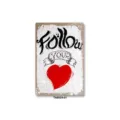 Vintage Metall Blechschild Wanddekoration mit inspirierendem Follow Your Heart Zitat Kunst. - 20x30cm / TA8024-01