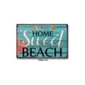 Vintage beach theme metal tin sign home wall decor with starfish shells design style. - Vintage Metal Sign(TA8017-04) / 20x30cm