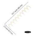Unfinished wooden wave decorative molding trim for home wall, cabinet and door edges. - Style G Wave Trim