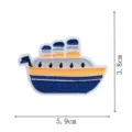 Details of the cruise ship embroidery patch, perfect for DIY clothing, bags and phone cases. - Cruise Ship (DW9204-5)