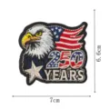 American eagle embroidered patch US flag 250 years tactical morale badge for jacket backpack - DW9812-38