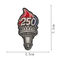 US 250th anniversary Statue of Liberty torch embroidered patch DIY badge accessory - DW9812-39