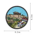 Acropolis Athens embroidered patch iron on Greece travel landmark badge clothing accessory - DW9255-7