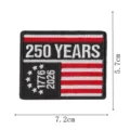 US 250th Anniversary 1776-2026 embroidered patch patriotic badge apparel accessory - DW9812-47
