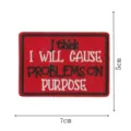 Funny embroidered patch funny quote tactical morale badge clothing backpack DIY decoration. - Funny Rectangle Style (DW9118-13)