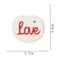 Süßer Herz Love Stickaufnäher DIY Kleidung Reparatur Abzeichen Aufkleber Stoff Applikation - DW9131-6 Stil