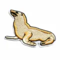 Patch brodé de phoque pour vêtements DIY, applique thermocollante d'animal pour vestes et pantalons. - Style Phoque (DW7704)
