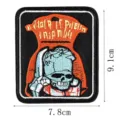 Patch brodé squelette punk pour veste sac à dos accessoires de vêtements et insigne - Style DW9058-8
