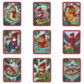Niedliche tier bestickte aufnaeher set, cartoon dschungel stoffaufnaeher für rucksäcke - Set mit 9 Stück
