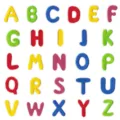 Colorful 26 English alphabet embroidered patches cute DIY iron-on clothing accessories - Set