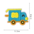 Colorful car embroidery patch cute cartoon iron on cloth badge for clothing decoration diy - DW9173-6