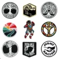 Set de parches bordados, apliques termoadesivos geniales para ropa, insignias decorativas. - DW9013 Set