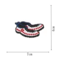 Baseball shoe embroidered patch iron on cloth badge for DIY apparel accessories 7x4cm - Embroidery Patch Style (DW9801-5)