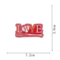 Baseball theme embroidery patch with love design, durable cloth badge for clothes apparel. - Embroidery Patch Style (DW9801-21)