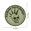 Écusson brodé crâne tactique style punk badge de vêtements bricolage accessoires cool - Écusson Brodé Crâne Punk (DW9809-22)
