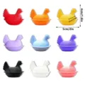 3D Printed Cute Chicken Fridge Magnet Colorful Hen Basket Home Kitchen Decor 5cm. - Combination Set