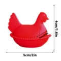 3D printed red chicken fridge magnet cute animal magnetic sticker home decor cute gift - A-Red
