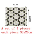 Square marble floor sticker geometric non-slip wall tile for living room kitchen decor - DB146