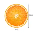 Pegatina de azulejo redonda rodaja de naranja impermeable adhesivo de pared 50cm - Película de Sarga YDB307