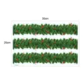 Christmas 3D pine garland wall sticker DIY trim decal for living room bedroom home decor 30x20cm - EW092 Style / 1 Piece