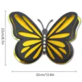 3D layered butterfly wall sticker with pearls gold and black home decor 32x22cm size - HB024 Style B / S