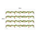 Christmas vine wall sticker holiday home decor festive 3D garland wall decal 30x20cm - EW095 Style