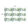 Green eucalyptus leaf wall sticker diy vine floral sticker home decor decal sheet 30x20cm - EW107 Style
