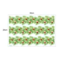 Christmas green pine garland red ball wall sticker 30x20cm DIY holiday home decor decal - EW091 Style / 1 Piece