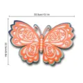 3D Holle Vierschichtige Vlinder Muursticker Parel Decoratieve Sticker Voor Huis - Model F Groot met 12mm Parels 5st / HB040 Groot