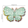 3D gelaagde holle vlinder muursticker met parels, decoratief papierambacht voor feest thuis. - Model G Groot met 12mm Parels 5st / HB040 Groot