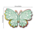 3D layered hollow butterfly wall sticker with pearls, beautiful decorative piece for home. - HB040 Style G / S