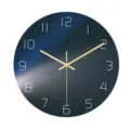 Moderna reloj de pared de acrilico cielo estrellado, silencioso decorativo para sala dormitorio. - CC024