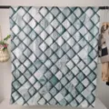 Modischer Damen langer Schal aus Polyester mit geometrischem Rautenmuster für den Alltag. - RY-10