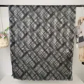 Damen Schwarz Grau Geometrischer Print Langer Polyester Schal Modische Schal Stil Variante - RY-14