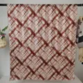 Geometrisches muster langes schal fur damen, stilvoller polyester druck stola varianten. - RY-23