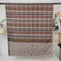Damen Polyester geometrischer karierter langer Schal bedruckter eleganter Umhang neu - RY-52