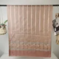 Damen langer bedruckter Schal Polyester geometrisches Wellenmuster modischer Schal Tuch 185x80cm - RY-73
