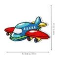 Cute cartoon airplane embroidered patch clothing accessory decorative patch applique - Airplane (DW8813)