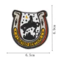 Badge brodé en forme de fer à cheval cowboy occidental accessoire vêtement détail. - Style Fer à Cheval (DW9804-11)