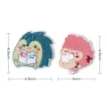 Cute cartoon embroidery cloth patches self-adhesive sticker for clothes phone case DIY decor - PD824 Style / Set of 2