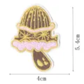 Mushroom embroidered patch badge clothing accessory DIY cute decorative iron on patch item - DW9056-8