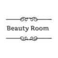 Λεπτομέρεια αυτοκόλλητου τοίχου Beauty Room με καθαρή τυπογραφία και γραμμές. - Αίθουσα Ομορφιάς / Μαύρο