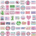 Close up detail of colorful embroidered cocktail and tequila quotes patches badges. - Embroidered Patch (DW9805 Set of 50)